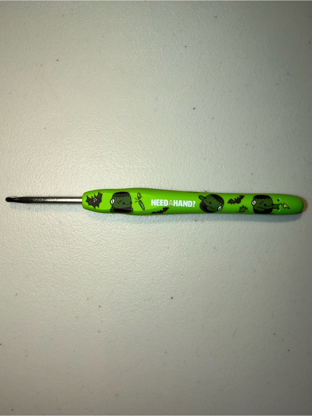 Woobles Steve the Frankenstein crochet hook
